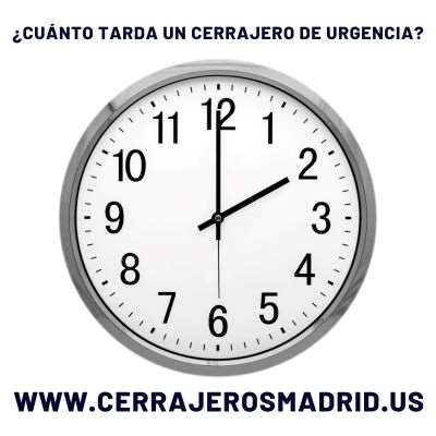 Cuánto tarda un cerrajero de urgencia